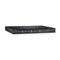 Dell n1548p – switches netwerken (IEEE 802.1 ab, IEEE 802.1, IEEE 802.p, IEEE 802.1 V, IEEE 802.1 W, IEEE 802, bestuurd, L3, Gigabit Ethernet (10/100/1000), 1U, zwart) - thumbnail