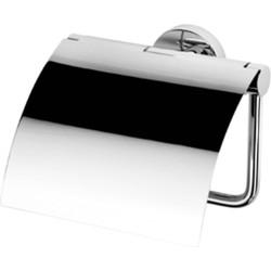 Geesa Nemox toiletrolhouder met klep chroom