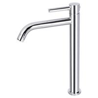 Wastafelmengkraan Differnz Hoog Gebogen Chroom Differnz - thumbnail