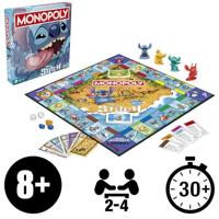 Monopoly Stitch, bordspel, 2 tot 4 spelers, 30 minuten, Disney Lilo & Stitch-editie, vanaf 8 jaar - thumbnail