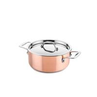 DUCQ Kookpan met deksel - inductie - koper - ø 20 cm / 2 liter - thumbnail