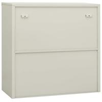 Kantoorkast 90x40x90 cm staal lichtgrijs - thumbnail