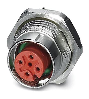 Phoenix Contact 1457869 Sensor/actuator inbouwconnector M12 Aantal polen (sensoren): 4 Bus, inbouw 20 stuk(s)