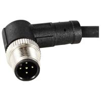 TRU COMPONENTS TC-12833140 Sensor/actuator aansluitkabel M12 Aantal polen (sensoren): 5 Stekker, haaks 2 m 1 stuk(s) - thumbnail
