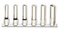 Beta 6-delige set dopsleutels voor Torx® schroeven, lange uitvoering (art. 920FTX/L) op support 920FTX-LSB6 - 009200409 - thumbnail