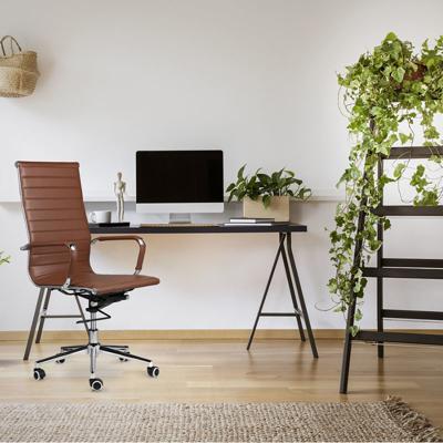 Lifa Living Brisbane PU Leren Bureaustoel Cognac