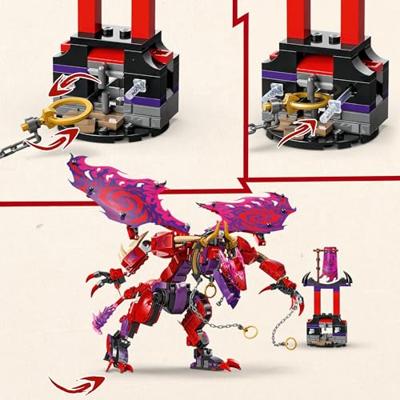LEGO NINJAGO 71832 Thunderfang: Chaos Dragon - Bouwspel voor 8 jaar en ouder