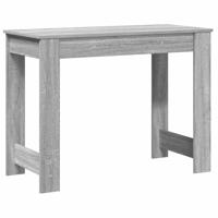 Bureau 100x45x75 cm bewerkt hout grijs sonoma eikenkleurig - thumbnail