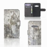 Samsung Galaxy Xcover 3 | Xcover 3 VE | Bookcase | Beton Print - thumbnail