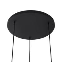 QAZQA Industriële hanglamp zwart met mesh 3-lichts - Carcass - thumbnail