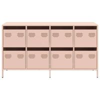 Dressoir 135x39x73,5 cm koudgewalst staal roze - thumbnail