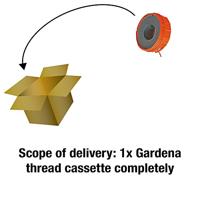 GARDENA Draadcassette compleet grastrimmer draad - thumbnail