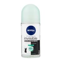 Nivea Nivea Deo Roll-On Black&White Invisible 48H 50ml - thumbnail