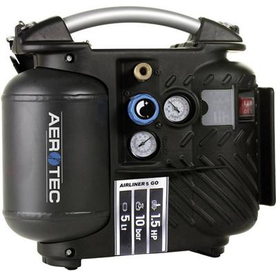 Aerotec Compressor | 200 l/min 10 bar | 1,1 kW 230 V 50 Hz | 5 l | 1 stuk - 200680 200680