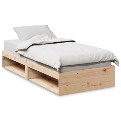 Slaapbank zonder matras 80x200 cm massief grenenhout