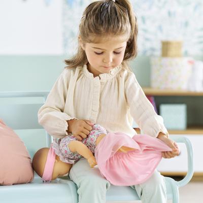 Grote babypop - COROLLE - Mijn schattige grote bloementuin-babypop - 36 cm - vanaf 2 jaar - thumbnail