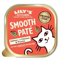 Lily&apos;s Kitchen Paté zalm met kip en garnalen natvoer kat 2 trays ( 38 x 85 g) - thumbnail