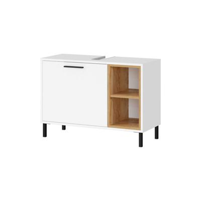 Wastafelkast Borba Eiken Wit