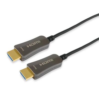 Equip 119433 hdmi 2.0 active optical cable, hdmi type a -> hdmi type a3d, 18 gbit/s, 100m, black