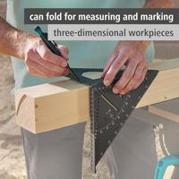 Wolfcraft Meet- en markeerhoek | VARIO 3D PRO | 1 stuk - 5219000 - thumbnail