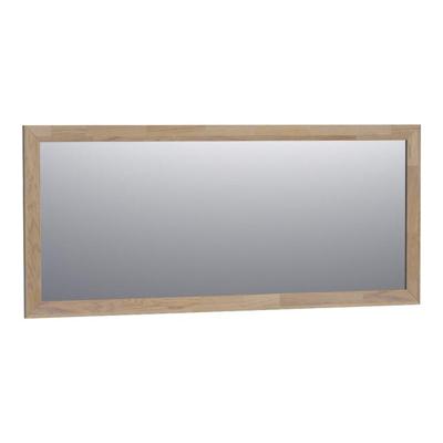 Brauer Citrine Spiegel - 160 cm - Rechthoekig - Vingerlas - Eiken Grijs Frame