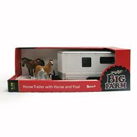 Britains 42846 - Big Farm - Paardenhanger met paard en veulen - thumbnail
