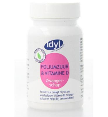 Idyl Foliumzuur & Vitamine D (120 tab) Idyl Foliumzuur & Vitamine D (120 tab)