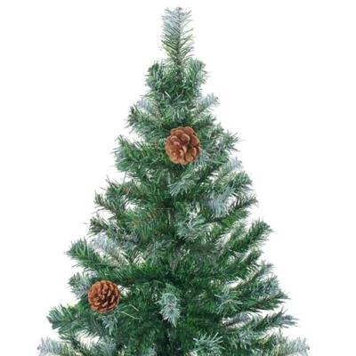 VidaXL Kunstkerstboom met 150 led groen 150 cm pvc en staal