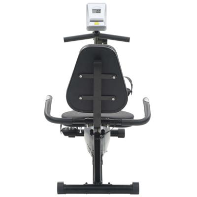 Ligfiets hometrainer magnetisch met hartslagmeter - thumbnail