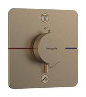 Hansgrohe Showerselect Comfort Q thermostaat inbouw voor 2 functies brushed bronze 15586140 - thumbnail