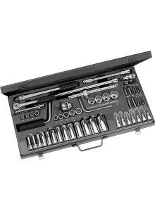 Facom set 3/8' van korte en lange 12-kantdoppen van 1/4" tot 1" en bits - J.450U