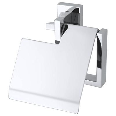 Toiletrolhouder Haceka Edge met Klep Chroom Haceka