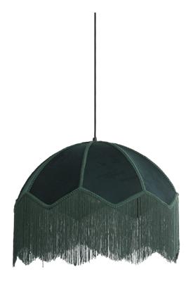 Light & Living Hanglamp 'Malacia' Velvet, 50cm, kleur Groen Light & Living Hanglamp 'Malacia' Velvet, 50cm, kleur Groen