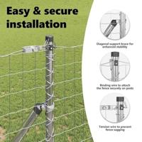 VidaXL Hek met paal zilver 1,4 x 10 m staal en pvc - thumbnail