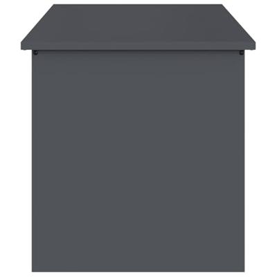 VidaXL Buitenopslagdoos antraciet 100 x 50,5 x 50 cm staal VidaXL Buitenopslagdoos antraciet 100 x 50,5 x 50 cm staal