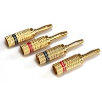 Norstone Banaanstekkers per 4 Connectors - thumbnail