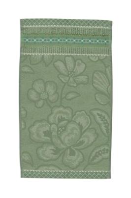 Pip Studio Pip Studio Jasmin Jacquard gastendoekje Groen 30x50 cm