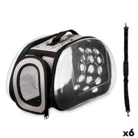 Draagmand Mascow Grijs Plastic 37 x 17 x 22 cm 37 x 22 x 7,5 cm (6 Stuks) - thumbnail