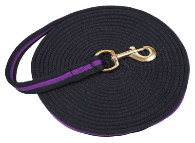 Longeerlijn soft blauw/paars 8 meter