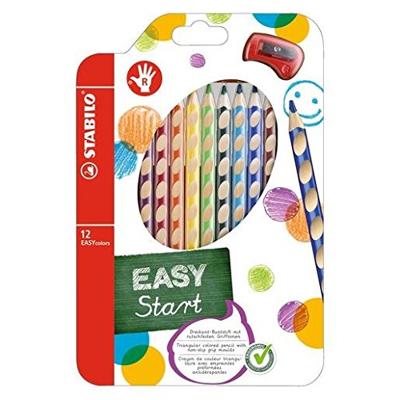 Kleurpotlood stabilo 332 easycolors rh 12st ass | 12 stuks