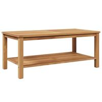 Salontafel Bruin 110 x 55 x 45 cm Massief teakhout - thumbnail