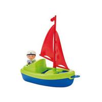 Ecoiffier zeilboot met speelfiguur, 22cm - thumbnail