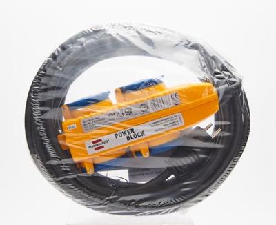 Brennenstuhl Bouwplaatsen-kabel IP54 met contactdozenblok 10m zwart H07RN-F 3G1,5 - 1151740010 - thumbnail