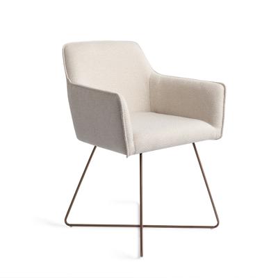 Jesper Home Eetkamerstoel 'Hofu' Cross Rose, kleur Enoki