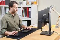 Muismat Nilox Alfombrilla extra-grande negra de Nilox Zwart - thumbnail