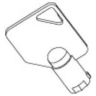 Preventa Sleutel voor ontgrendeling tbv xcse eindschakelaar | 10 stuk stuks