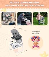 Moderne poppenstoel - Unicorn - thumbnail