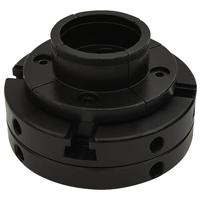 VidaXL Houtklauwplaat 4 bekken met m33 verbinding 100 mm staal - thumbnail