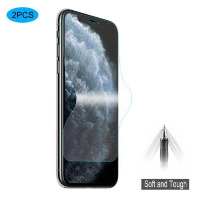 Voor iPhone 11 Pro/XS/X 2 stuks ENKAY Hat-Prince 0.1 mm 3D Full Screen Protector Explosiebestendige hydrogel film