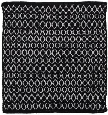 Sealskin Badmat Boho 60x60 cm Polyester / Katoen Zwart